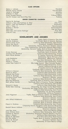 Vincent E. Presley's album, 1973 Graduation Pamphlet