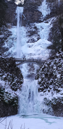 Multnomah Falls, Jan 2024