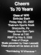 Sharon High School Class of 1970 70th Birthday Bash reunion event on May 20, 2022 image