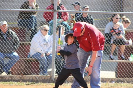 CJ and Aydin at T-Ball