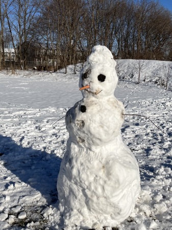 Mr. Snowman today 3/23/24/ South Milwaukee 