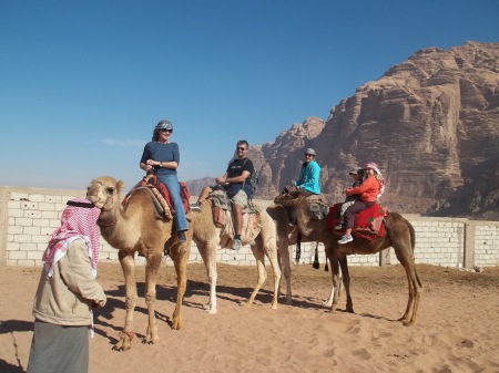 December 2012 at Wadi Rum