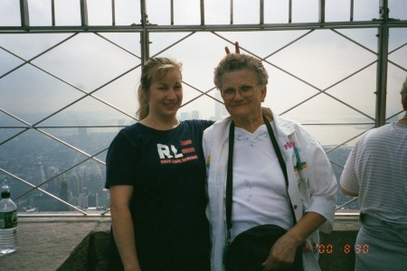 My Mother & I, Manhattan New York, Sept 2000
