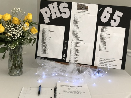 PHS “65 deceased classmates
