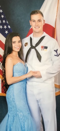 Joe & Juliana at the Navy Ball
