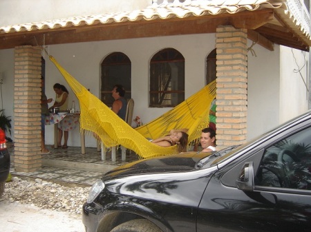 My house in Brazil, see my bald spot? LOL