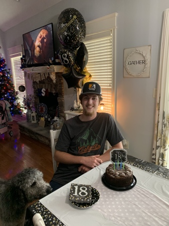 Our oldest on his 18th Birthday 