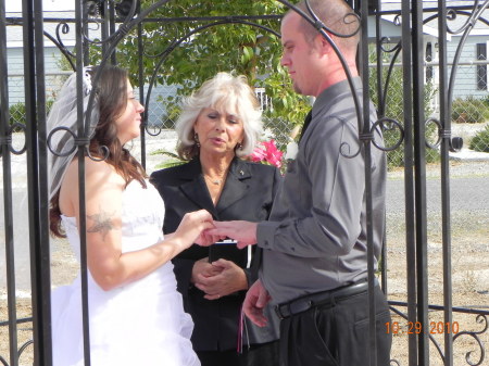 Performing a wedding in 2009