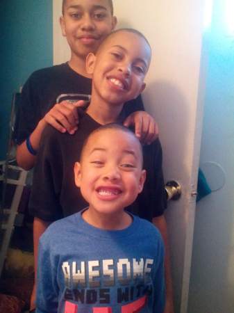 The 3 headaches lol my grandsons 