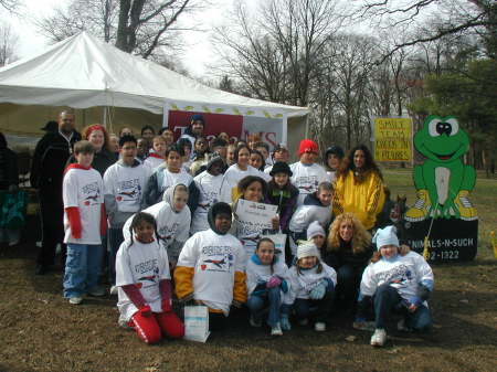 MS Walk with my 5th grade students (2002)