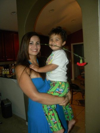 My beautiful Daughter & Grandson