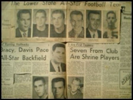 Charleston Newspaper Lower State All Star Football Team 1961