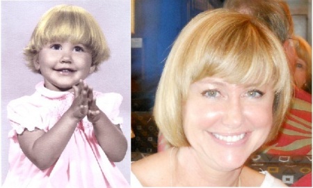 My Daughter Patrice - age 2 and age 47