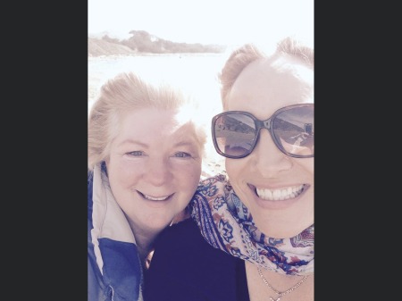 At Bodega Bay with my bestie