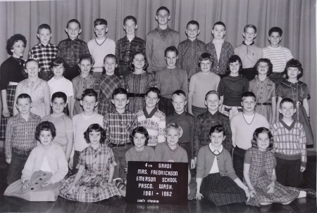 Emerson Elementary, 4th Grade 1961-62