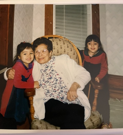 Aunt Mary, Rosina, and Ariana