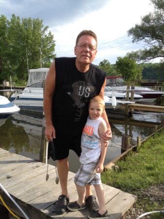 Wayne with his Grandson Jayden Wayne 2012