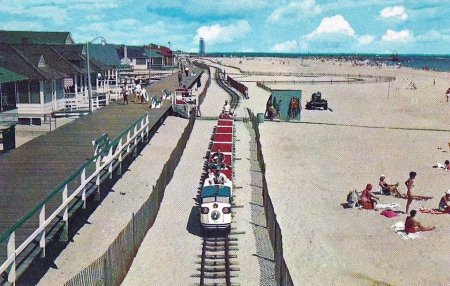 Beach train.  1965