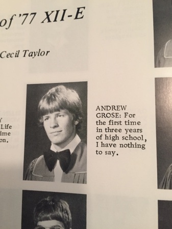 Andrew Grose's Classmates profile album