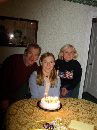 Katie,s Birthday with MOM & DAD