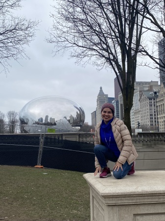 The Cloud Gate sculpture