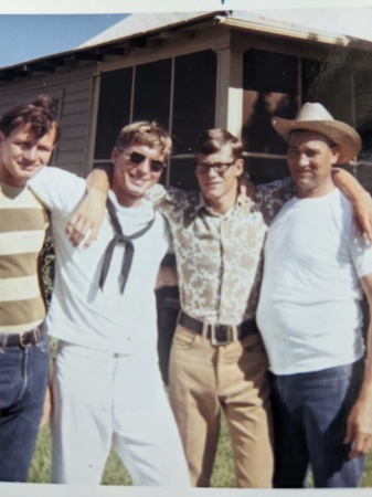 Rip Stewart, me , Jody and Charlie (1968)