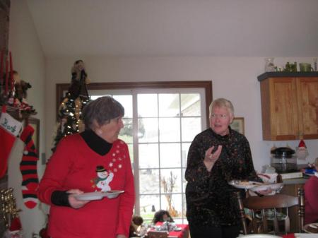 Carolyn Tiemeyer's album, Christmas luncheon at Barb