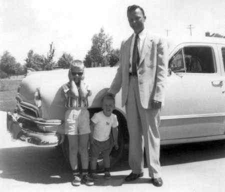 1953 on our driveway--2431 Pennland Drive