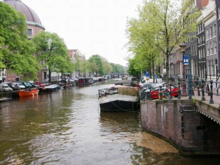 Canal in Amsterdam, NL