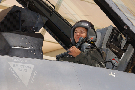 In a Luke AFB F-16