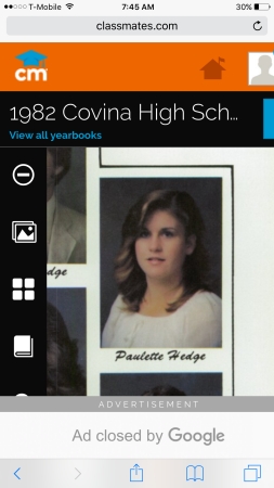 Paulette Hedge's Classmates profile album