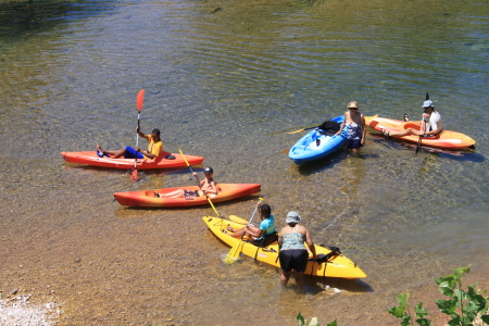 Water levels low, but still fun..