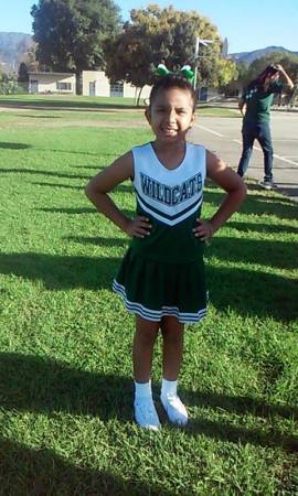 EMILENA MY LIL CHEERLEADER.