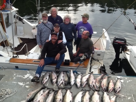 Salmon fishing in Alaska.