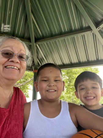 My grandsons Javier and Julian