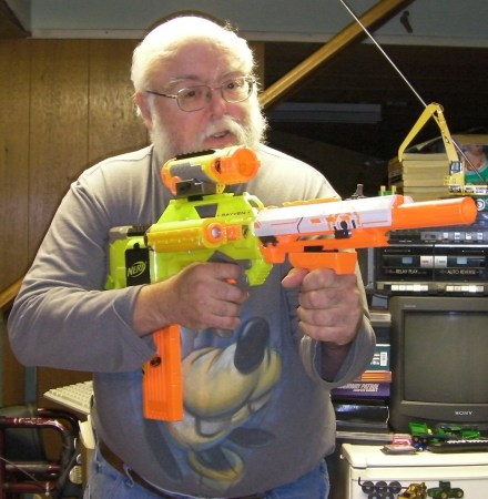 Asperger's/Autism & Cerebral Palsy NERF Toy Gun Warrior...