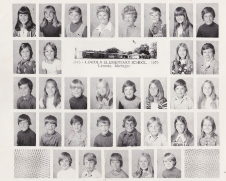 Lincoln Elementary 4th Grade 1975-76