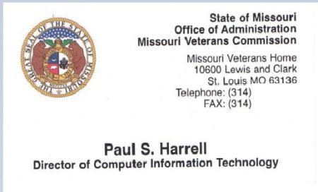 Paul S. Harrell, IT Director, State of Missour