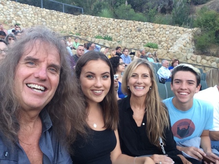 My family at the Journey concert
