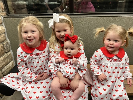 My four great-granddaughters
