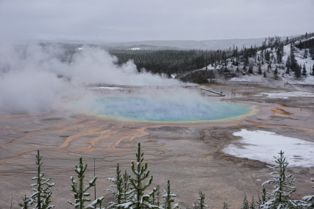 Grand Prismatic Spring Yellowstone NP