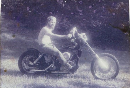 1980 or so. My 76 shovelhead, bought it new.