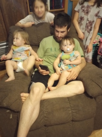 My son and his twins 