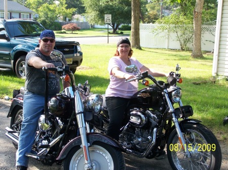 My ride or die Harley hubby