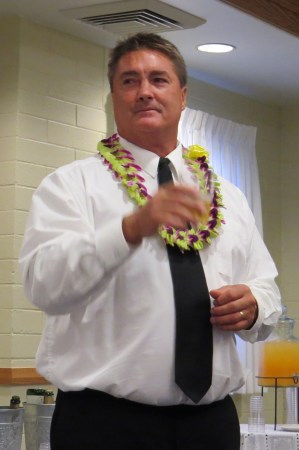 Dad making a toast at Son Taylor's Wedding