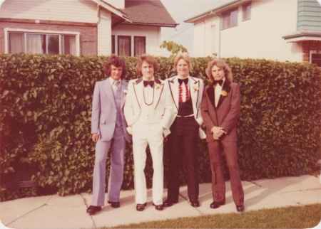 June 1977 - Dressed up for St. John's Grad.