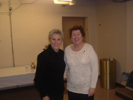 Leslie with Canadian singer Anne Murray