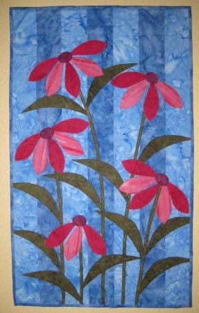 Coneflowers Wallhanging- 21 x 35