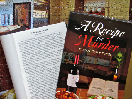 My puzzle story, "A Recipe for Murder"