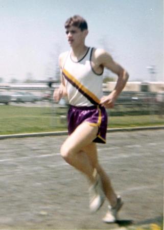 As a miler in track, May 1967